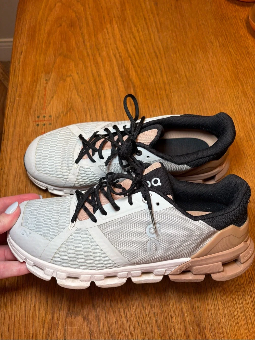 On Cloudflyer 3 Glacier Rosebrown Running Shoes Women’s 10.5